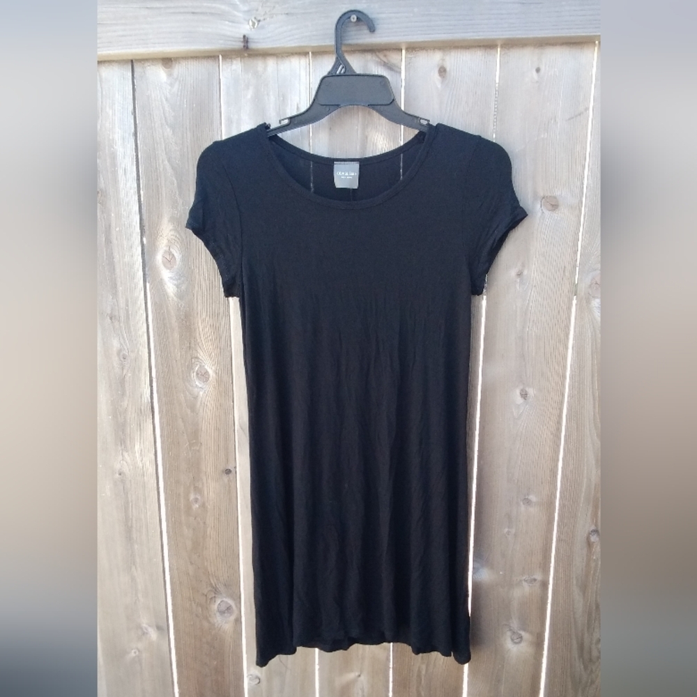 Olivia Rae Tshirt Mini Dress Large Cap Sleeve Scoop Neck Lightweight Rayon